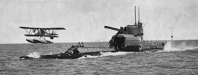 aircraft carrier in the ocean