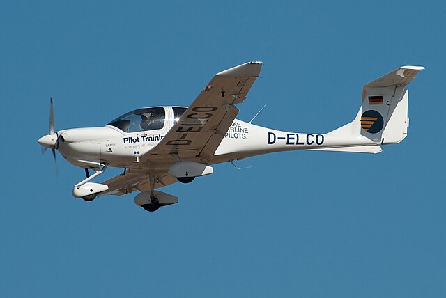 white plane with blue background