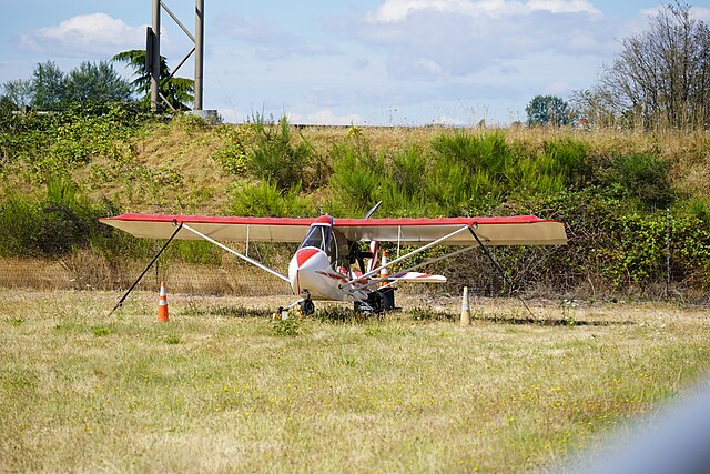 white and red plane